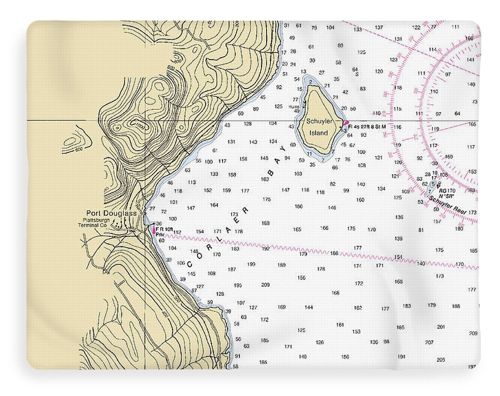 Port Douglas-lake Champlain  Nautical Chart - Blanket