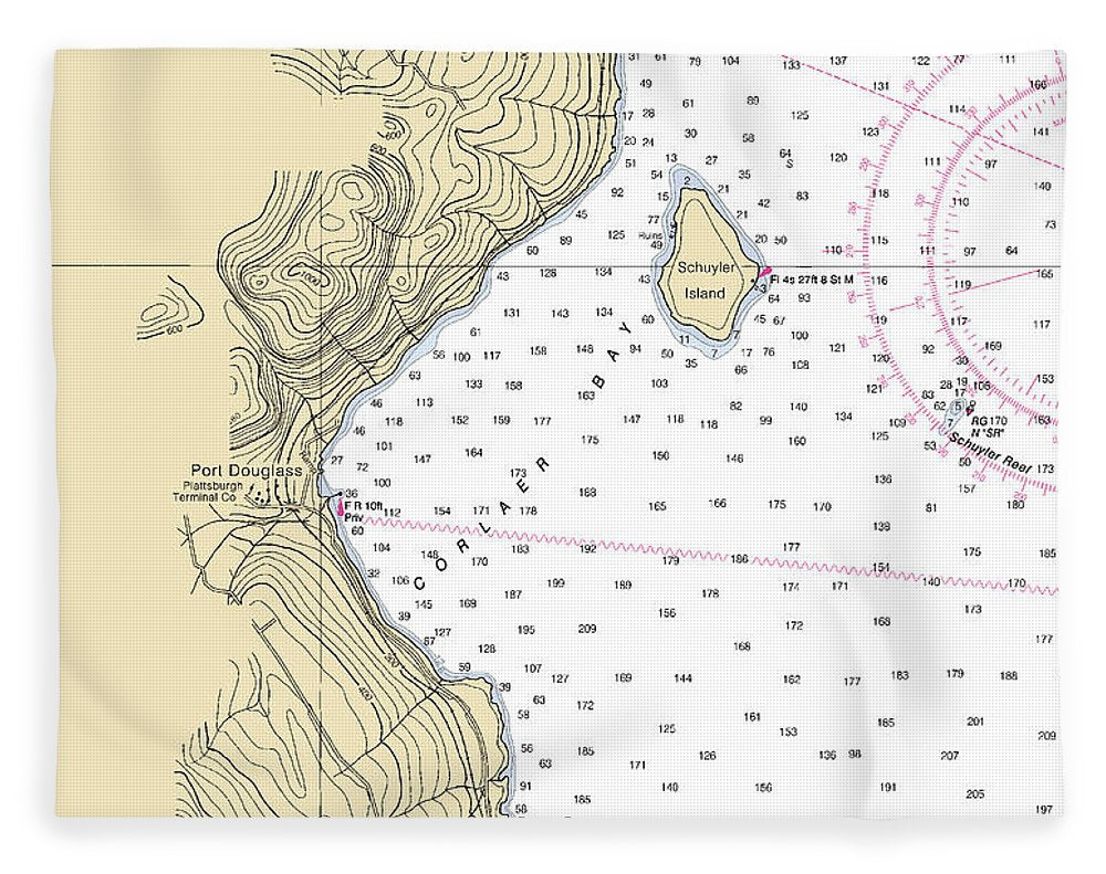 Port Douglas-lake Champlain  Nautical Chart - Blanket