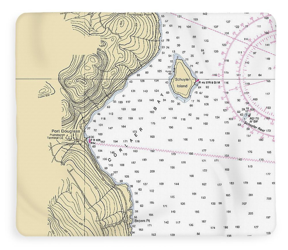 Port Douglas-lake Champlain  Nautical Chart - Blanket