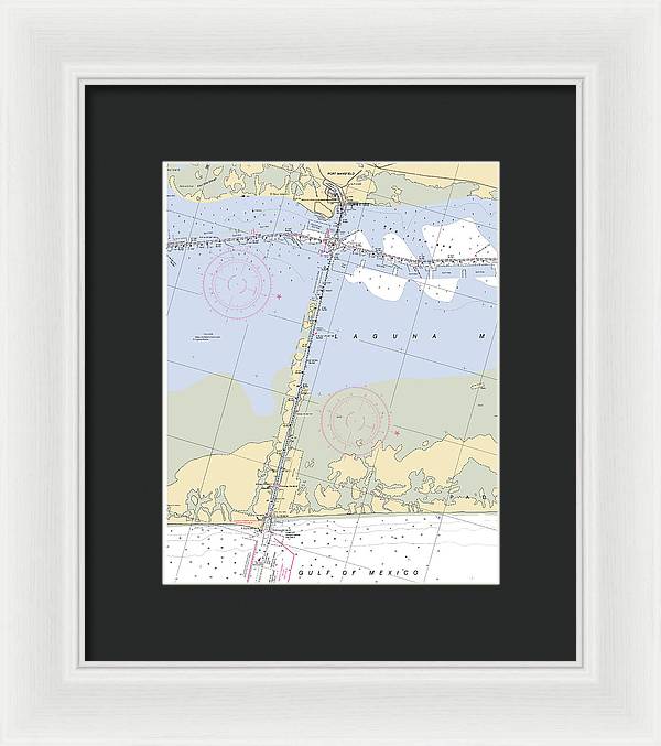 Port Mansfield-texas Nautical Chart - Framed Print