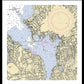 Port Washington-New York Nautical Chart - Framed Print  28" x 30"  Framed Nautical Chart Print by SeaKoast.