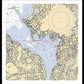 Port Washington-New York Nautical Chart - Framed Print  34" x 36"  Framed Nautical Chart Print by SeaKoast.
