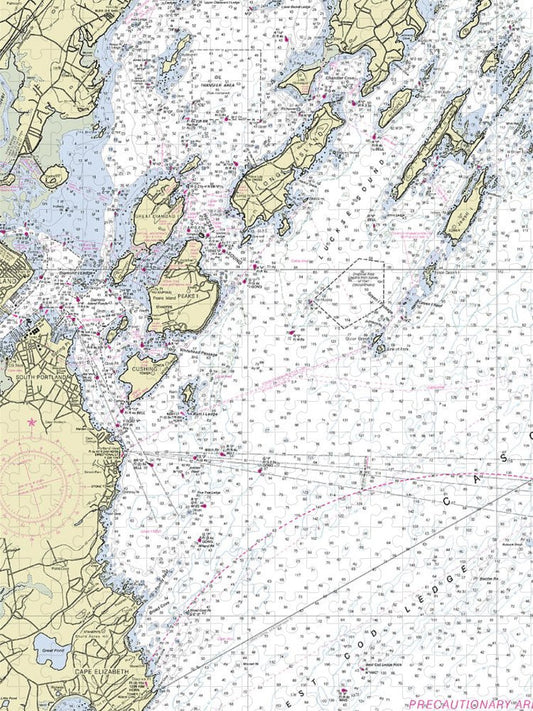 Portland Maine Nautical Chart Puzzle