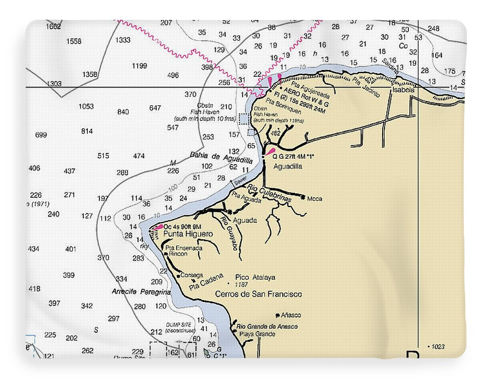 Punta Higuero-puerto Rico Nautical Chart - Blanket