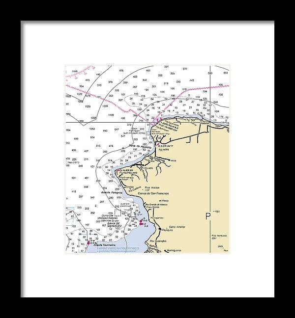 A beuatiful Framed Print of the Punta Higuero-Puerto Rico Nautical Chart by SeaKoast