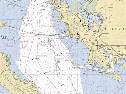 Richmond  California Nautical Chart _V6 Puzzle