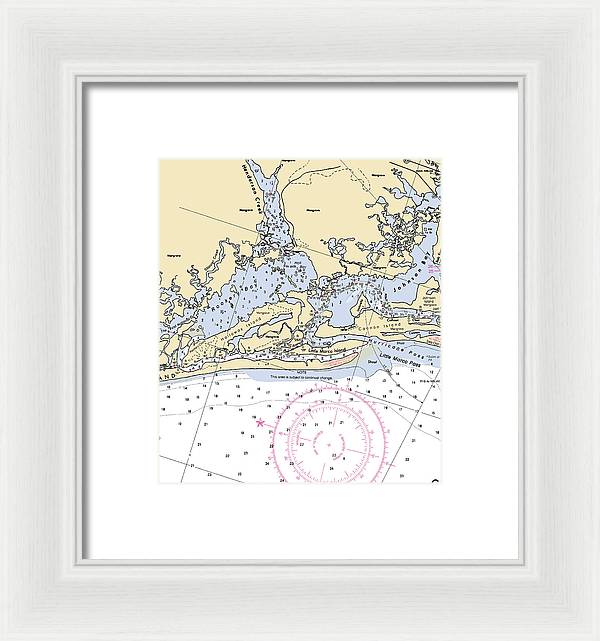 Rookery Bay-florida Nautical Chart - Framed Print