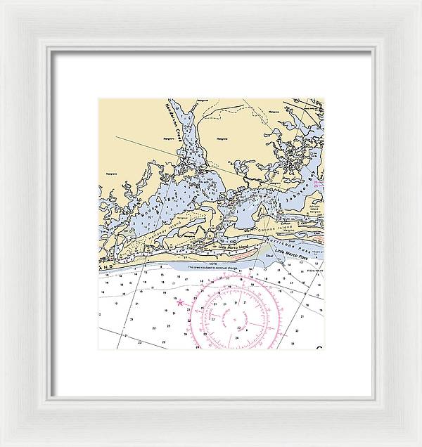 Rookery Bay-florida Nautical Chart - Framed Print