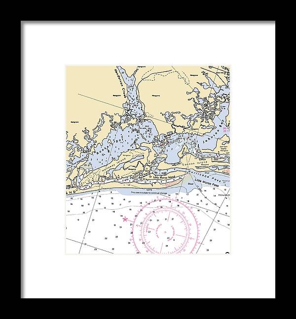 A beuatiful Framed Print of the Rookery Bay-Florida Nautical Chart by SeaKoast