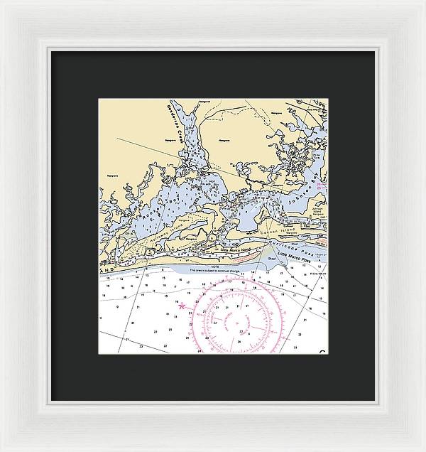 Rookery Bay-florida Nautical Chart - Framed Print