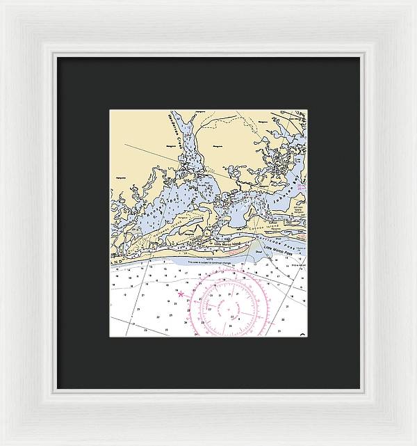 Rookery Bay-florida Nautical Chart - Framed Print