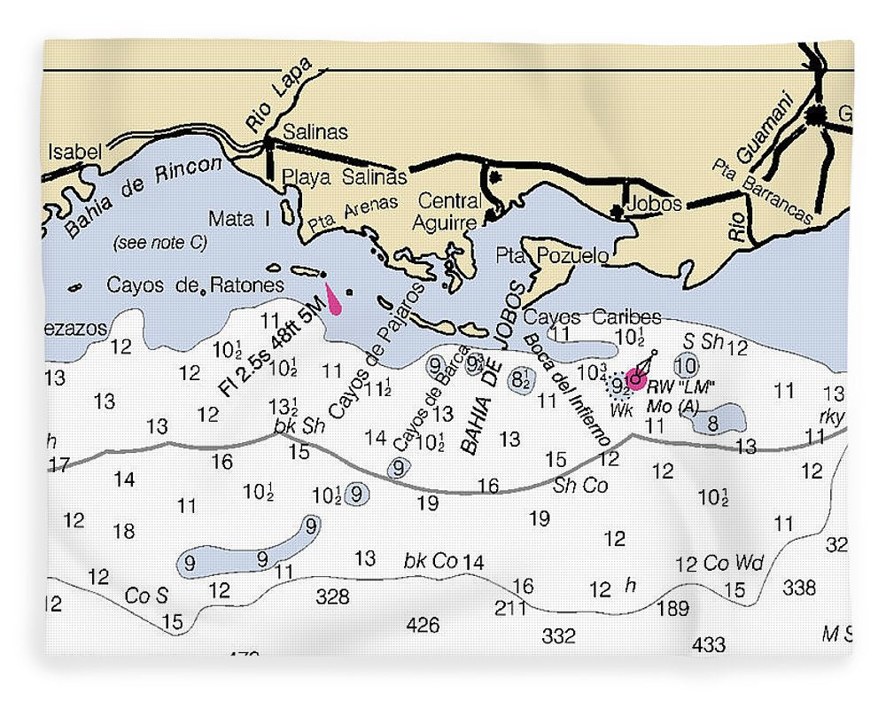 Salinas-puerto Rico Nautical Chart - Blanket