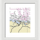 San Juan Puerto Rico Nautical Chart - Framed Print  8.375" x 10.000"  Framed Nautical Chart Print by SeaKoast.
