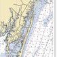 Sinepuxent-Maryland Nautical Chart – 7" x 8" – Canvas Nautical Chart Print by SeaKoast