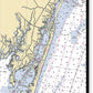 Sinepuxent-Maryland Nautical Chart – 7" x 8" – Canvas Nautical Chart Print by SeaKoast