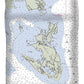 South Marsh Island-maryland Nautical Chart - Duvet Cover