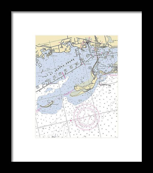 A beuatiful Framed Print of the St Joseph Sound-Florida Nautical Chart by SeaKoast