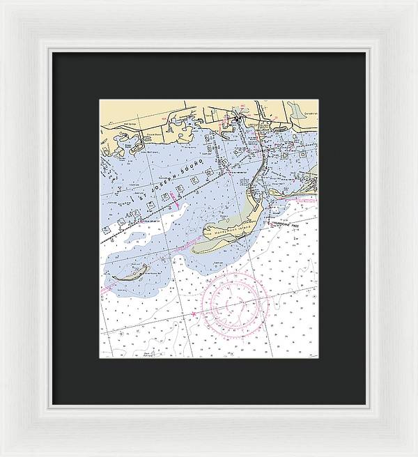 St Joseph Sound-florida Nautical Chart - Framed Print