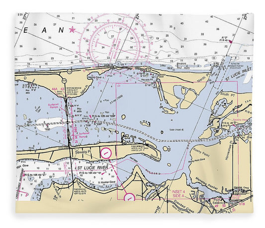 St Lucie Inlet  Florida Nautical Chart _V6 Blanket