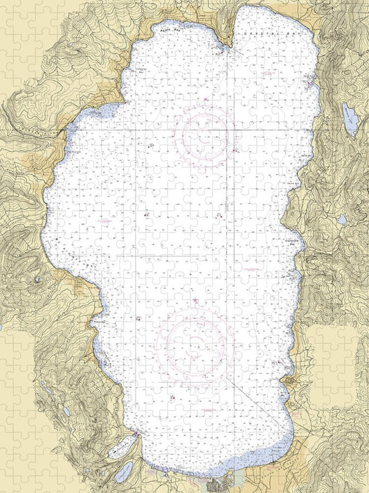 Tahoe  California Nautical Chart _V6 Puzzle