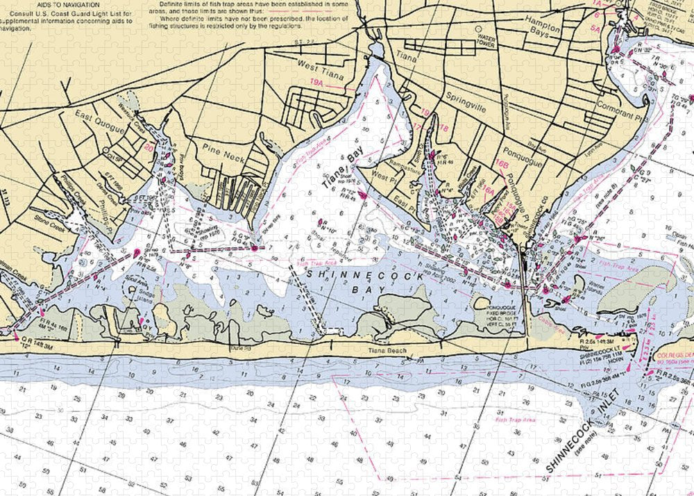 Tania Bay-new York Nautical Chart - Puzzle