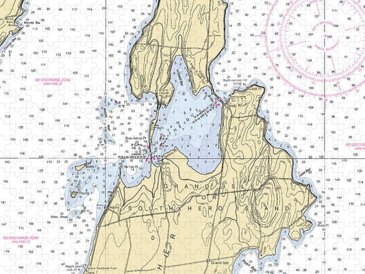 The Gut Lake Champlain  Nautical Chart Puzzle