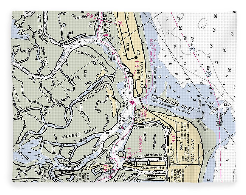 Townsends Inlet -new Jersey Nautical Chart _v2 - Blanket