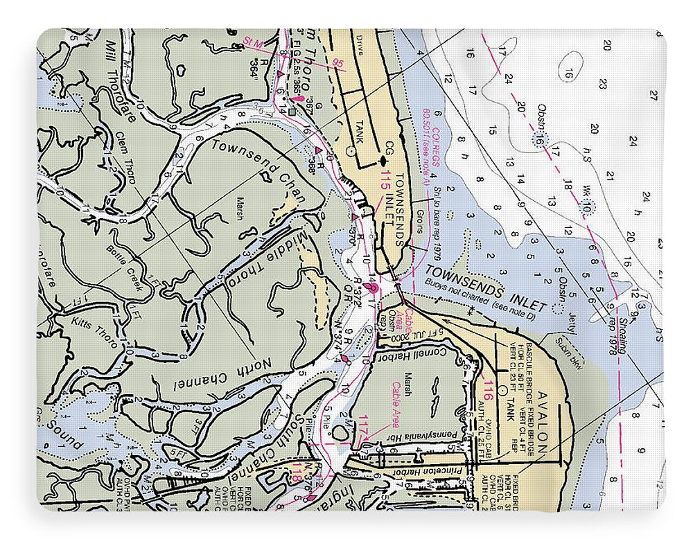 Townsends Inlet -new Jersey Nautical Chart _v2 - Blanket