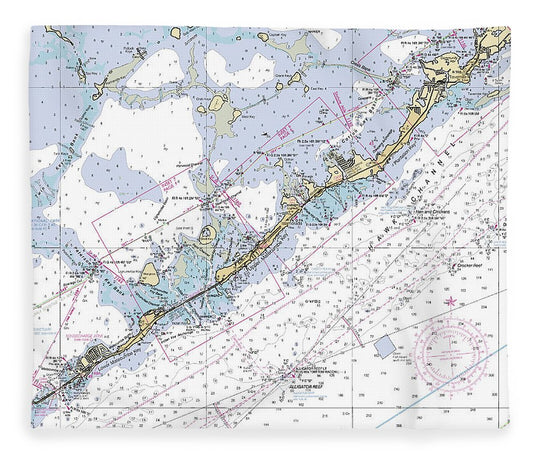 Upper Keys  Florida Nautical Chart _V6 Blanket