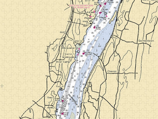 West Camp New York Nautical Chart Puzzle